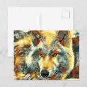 Carte Postale AnimalArt_Wolf_004 (Devant / Derrière)