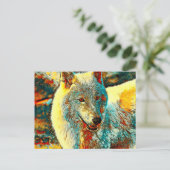 Carte Postale AnimalArt_Wolf_009 (Debout devant)