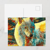 Carte Postale AnimalArt_Wolf_009 (Devant / Derrière)