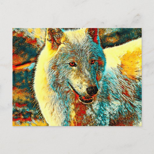 Carte Postale AnimalArt_Wolf_009 (Devant)