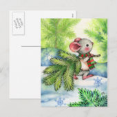 Carte postale animale mignonne de vacances de (Devant / Derrière)