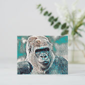 Carte Postale AnimalMix_Gorilla_008 (Debout devant)