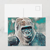 Carte Postale AnimalMix_Gorilla_008 (Devant / Derrière)