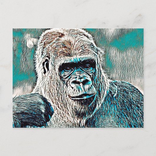 Carte Postale AnimalMix_Gorilla_008 (Devant)