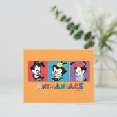 Carte Postale Animaniacs | Yakko, Dot, & Wakko Panel Graphic (Debout devant)