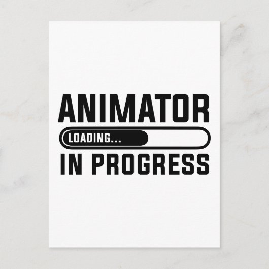 Carte Postale Animateur en cours d'étude (Devant)