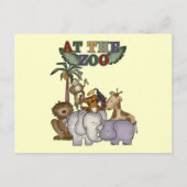 Carte Postale Animaux au Zoo Tshirts et cadeaux (Devant)
