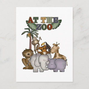 Carte Postale Animaux aux T-shirts et aux cadeaux de zoo