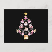 Carte Postale Animaux de ballet Sapin de Noël (Devant)