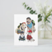 Carte Postale Animaux de compagnie (Debout devant)