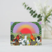 Carte Postale Animaux de ferme (Debout devant)