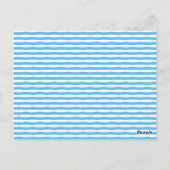 Carte Postale Animaux de mer crabe bleu mignon garçon photo anni (Dos)