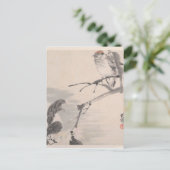 Carte Postale Animaux, fleurs et oiseaux - Ren Yi (Debout devant)
