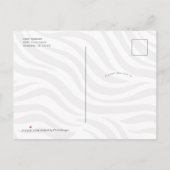 Carte Postale Animaux, Jungle invitation de premier anniversaire (Dos)