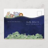 Carte Postale Animaux mignons | Pour thème de photo de locomotiv (Dos)