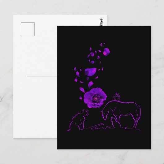 Carte Postale Animaux qu'ils ont aussi servis Mémorial du coquel (Devant / Derrière)