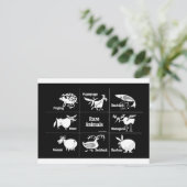 Carte Postale Animaux rares (Debout devant)