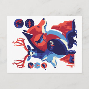 Carte Postale Animaux Sauvages V.06