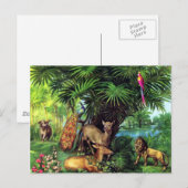 Carte Postale Animaux vintages (Devant / Derrière)