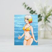 Carte Postale Anime Bikini Girl (Debout devant)