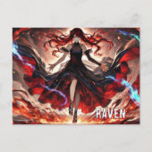 Carte Postale Anime Command the Flames, Embrace the Storm Custom (Devant)