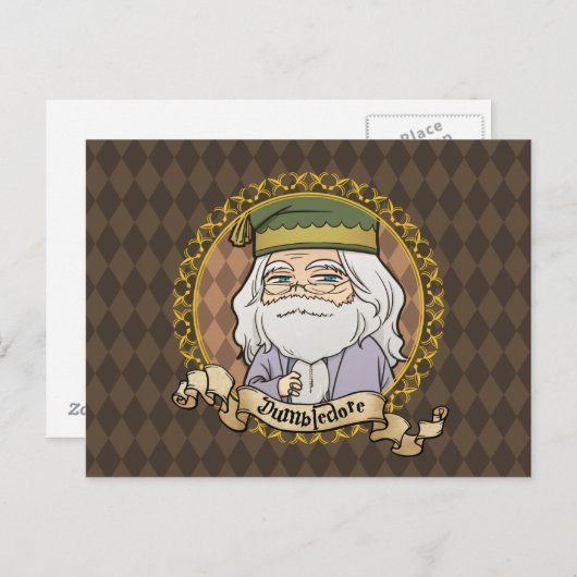 Carte Postale Anime Dumbledore (Devant / Derrière)