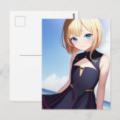Carte Postale Anime Girl 009 (Devant / Derrière)
