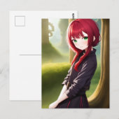 Carte Postale Anime Girl 011 (Devant / Derrière)