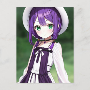 Carte Postale Anime Girl 018
