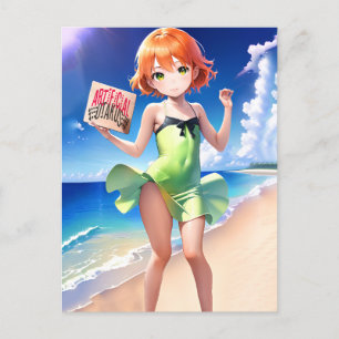 Carte Postale Anime Girl 026