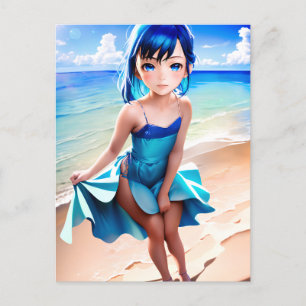 Carte Postale Anime Girl 029