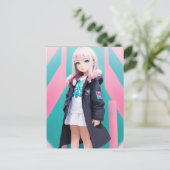 Carte Postale Anime Girl 039 (Debout devant)
