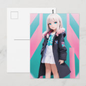 Carte Postale Anime Girl 039 (Devant / Derrière)