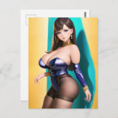 Carte Postale Anime Girl 046 (Devant / Derrière)