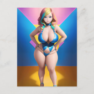 Carte Postale Anime Girl 047