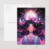 Carte Postale Anime Girl Magical Princess (Devant / Derrière)