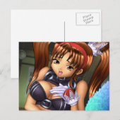 Carte Postale Anime Girl - Miel (Devant / Derrière)