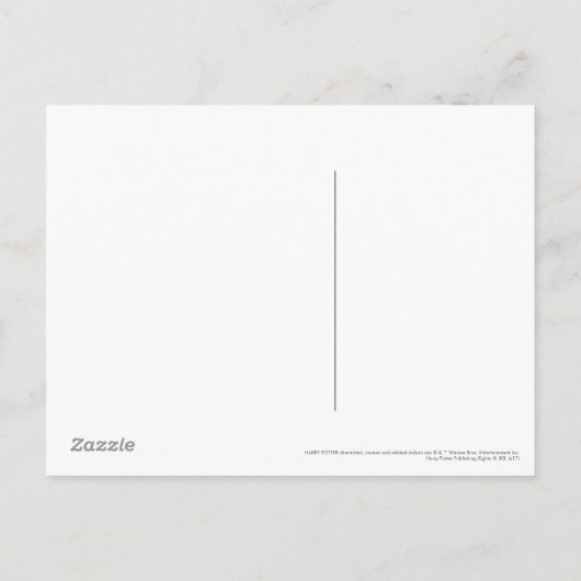 Carte Postale Anime Harry Potter (Dos)
