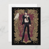 Carte Postale Anime HARRY POTTER™ Cadre Orné (Devant / Derrière)