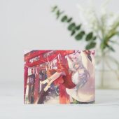 Carte postale Anime Kitsune Girl (Debout devant)