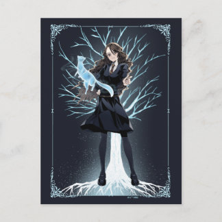 Carte Postale Anime le Patronus loutre d'Hermione Granger