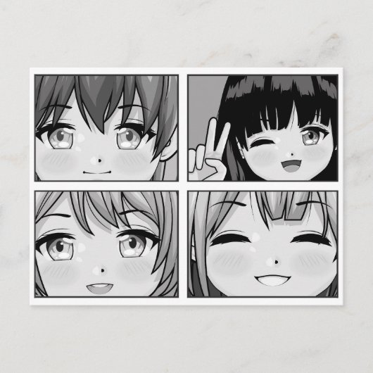 Carte Postale Anime mignonne (Devant)