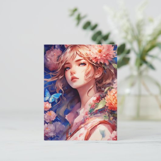 Carte Postale Anime Princesse (Debout devant)