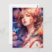 Carte Postale Anime Princesse (Devant / Derrière)
