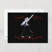 Carte postale Anime Samurai Joke (Devant / Derrière)