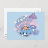 Carte Postale Anime Tom et Jerry Dreamy Nights (Devant / Derrière)