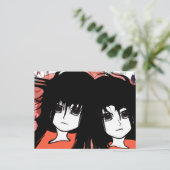 Carte Postale Anime Twins (Debout devant)