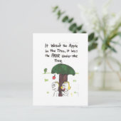 Carte postale, animée avec des énonciations drôles (Debout devant)