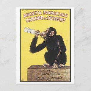 Carte Postale Anisetta Evangelisti