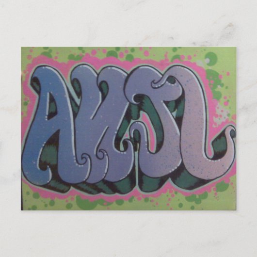 Carte postale Anjl Stencil (Devant)